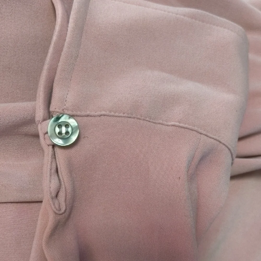 Pink Button-Up Blouse - Picture 4 of 6